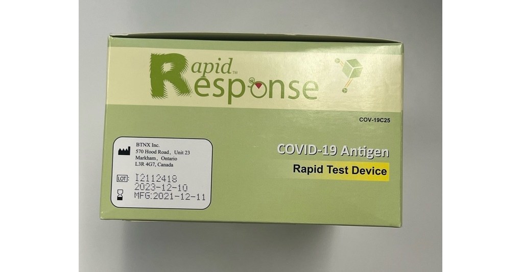 Avis Public Tests Rapides Antig niques COVID 19 Contrefaits Trouv s 